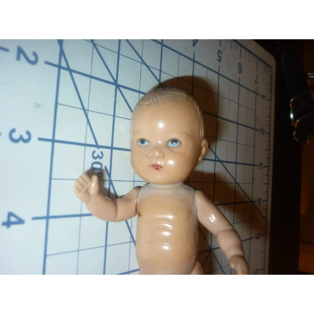 Vintage Mid Century Hard Plastic Kewpie Doll 4